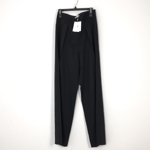 NWT The Frankie Shop TANSY PLEATED TROUSERS - BLACK - Picture 6 of 15
